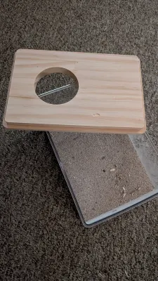 Boîte de bain de sable pour hamster en acrylique, photo 2 prise par Marwane