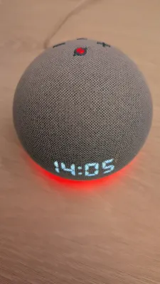 Amazon Echo Dot (4e génération), photo prise par Marwane