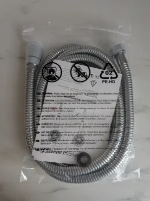 GRIFEMA Flexible de douche 2 m (acier inoxydable, anti-torsion), photo 3 prise par Marwane