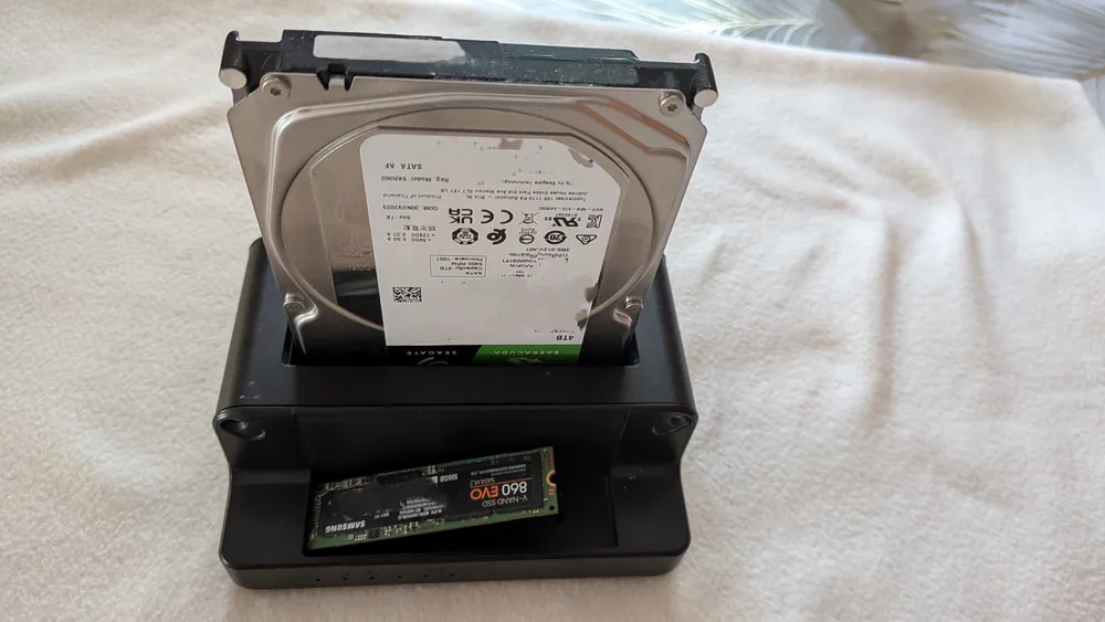 ICY BOX Station de clonage SSD et HDD (IB-2914MSCL-C31), photo 5 prise par Marwane