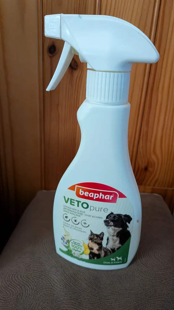 Lotion répulsive Beaphar Vetopure (pour chien et chat), photo 1 prise par Marwane