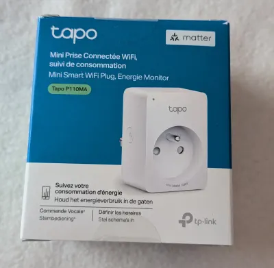 Prise connectée Tapo P110MA WiFi (suivi de consommation), photo prise par Marwane