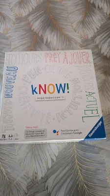 kNOW!, jeu de quiz connecté (Ravensburger), photo prise par Marwane