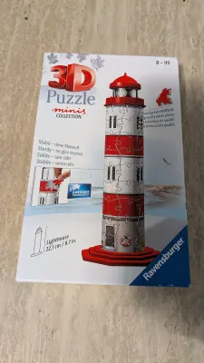 Puzzle 3D Ravensburger Mini Lighthouse (phare, 11273), photo prise par Marwane