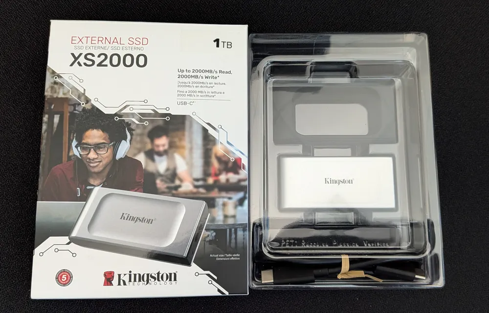 SSD Externe Kingston XS2000 2To (portable, USB-C), photo 2 prise par Marwane