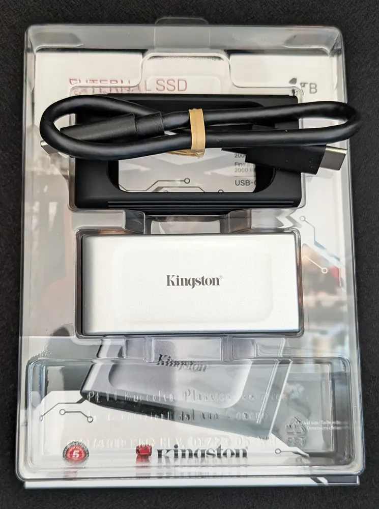 SSD Externe Kingston XS2000 2To (portable, USB-C), photo 3 prise par Marwane
