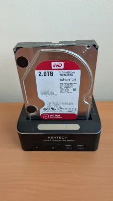 Station d'accueil USB 3.0 Double Baie RSHTECH RSH-DS02, photo prise par Marwane
