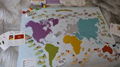 The World Game, jeu de plateau de géographie, photo 2 prise par Marwane