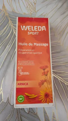 Weleda Huile de massage à l'arnica (100 ml), photo prise par Marwane