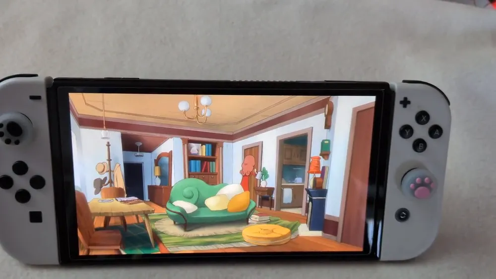 Nintendo Switch OLED (blanche), vidéo 1 filmée par Marwane