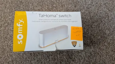Somfy TaHoma Switch (box domotique volets et objets connectés), photo prise par Marwane