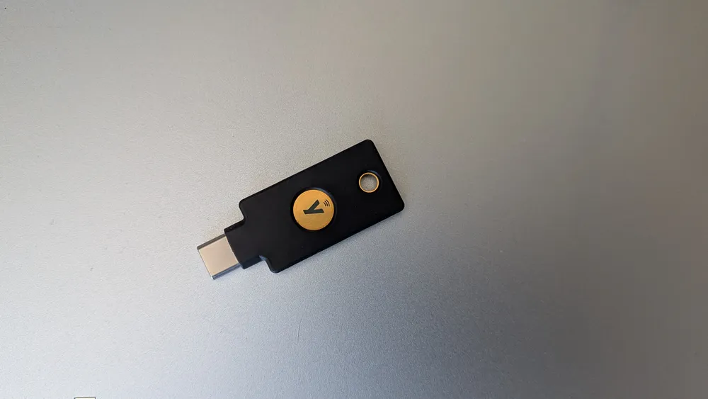 Yubico YubiKey 5C NFC (clé de sécurité FIDO, USB-C et NFC), photo 1 prise par Marwane