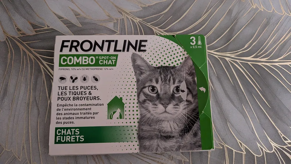 FRONTLINE Combo Chat anti-puces et tiques (pipettes spot-on), photo 1 prise par Marwane