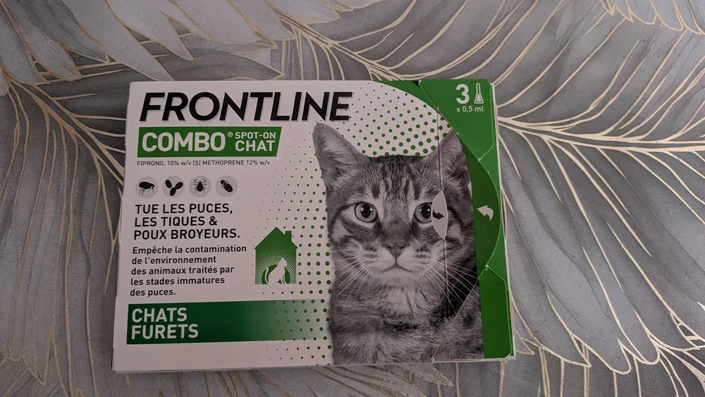 FRONTLINE Combo Chat anti-puces et tiques (pipettes spot-on), photo 2 prise par Marwane
