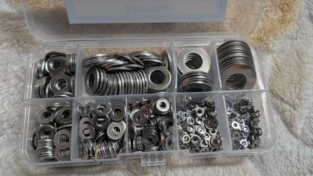 Assortiment de 897 rondelles inox (coffret), photo 3 prise par Marwane