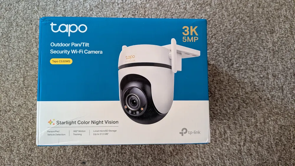 Caméra de surveillance extérieure Tapo C530WS (3K, 360°), photo 3 prise par Marwane