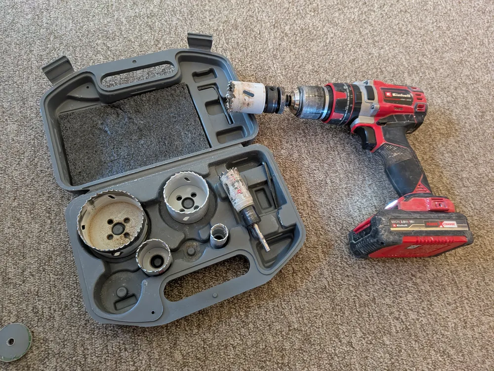 Coffret de scies-trépans Bosch HSS bimétal (9 pièces, 20 à 68 mm), photo 3 prise par Marwane