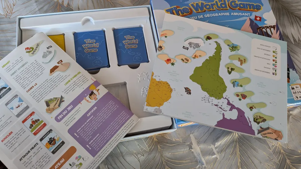 The World Game, jeu de plateau de géographie, photo 6 prise par Marwane