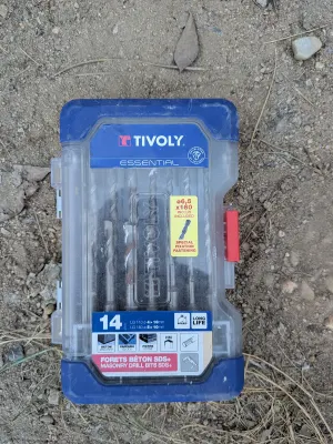 Coffret de forets SDS Tivoly L110 et L160 (10 pièces), photo 3 prise par Marwane