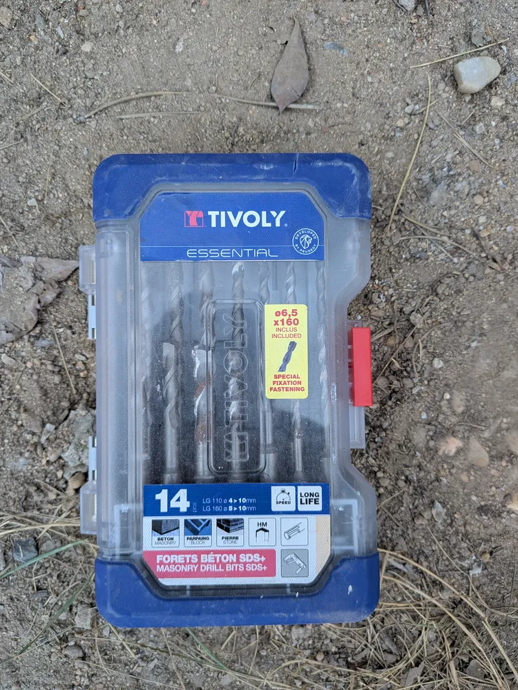 Coffret de forets SDS Tivoly L110 et L160 (10 pièces), photo 3 prise par Marwane