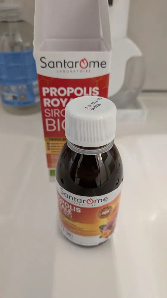Sirop propolis bio Santarome (recharge, gorge et aphtes), photo 2 prise par Marwane