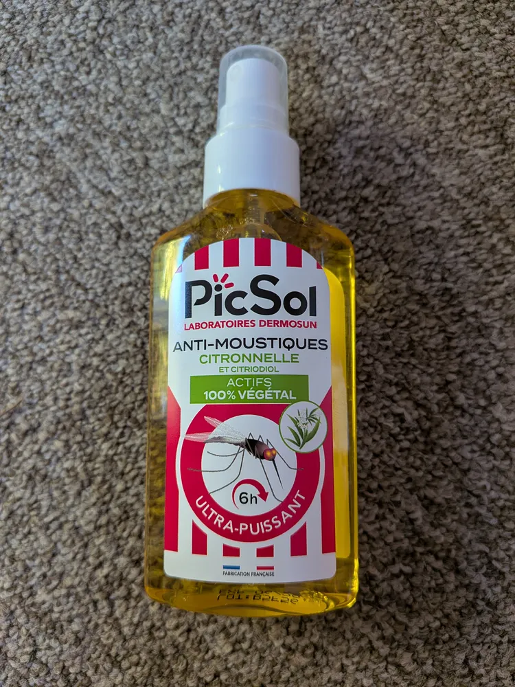 Spray anti-moustiques PicSol Citriodiol, photo 2 prise par Marwane