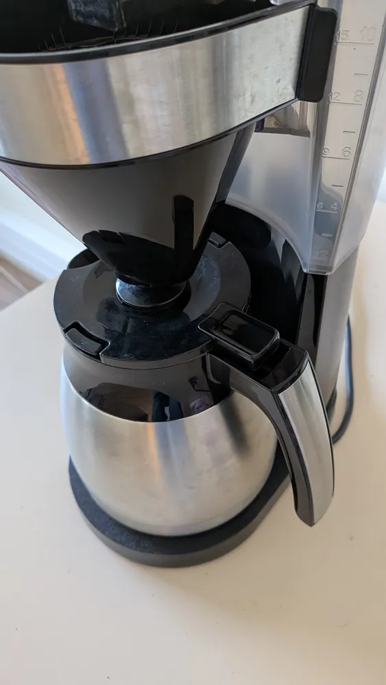Melitta Cafetière filtre Enjoy Top Therm (verseuse isotherme inox, 1017-08), photo 4 prise par Marwane