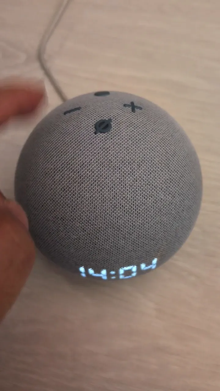 Amazon Echo Dot (4e génération), image de la vidéo filmée par Marwane