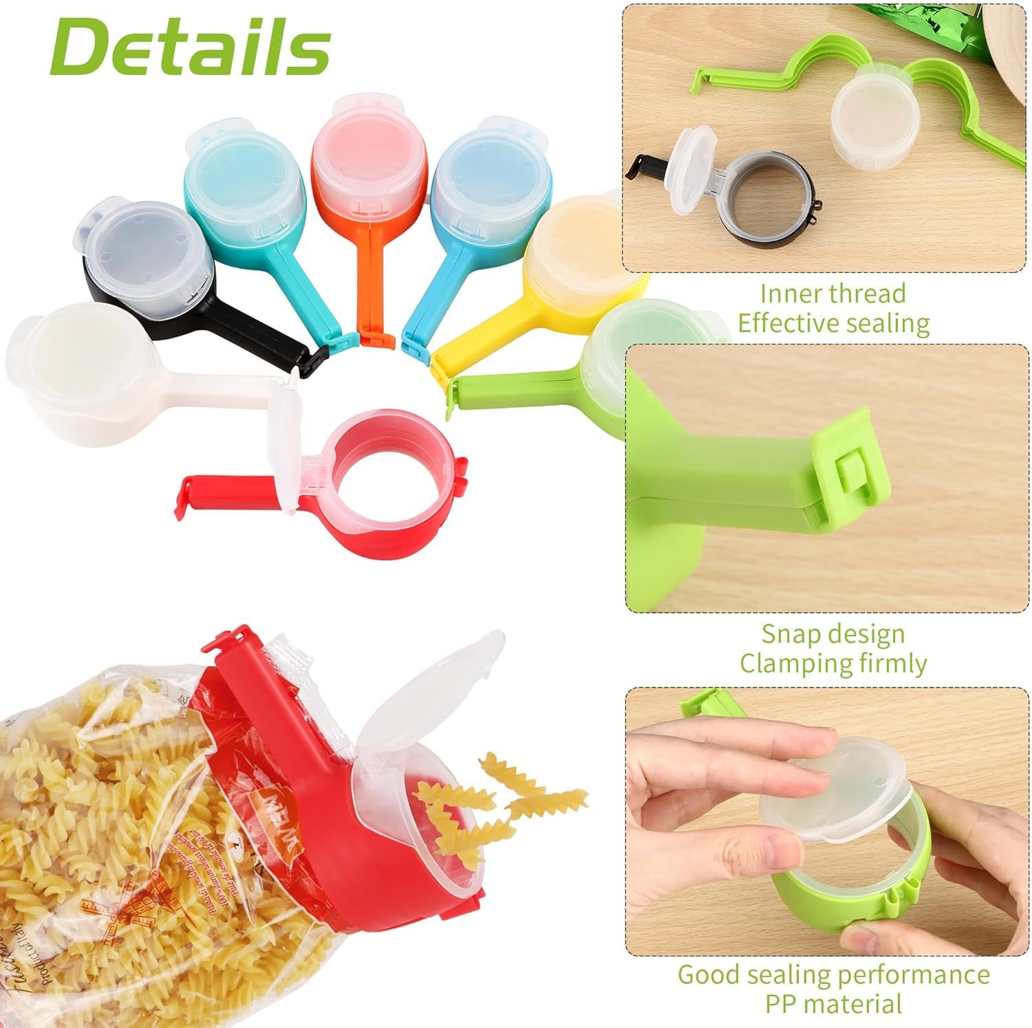13 accessoires de cuisine astucieux : Clip alimentaire avec bec verseur
