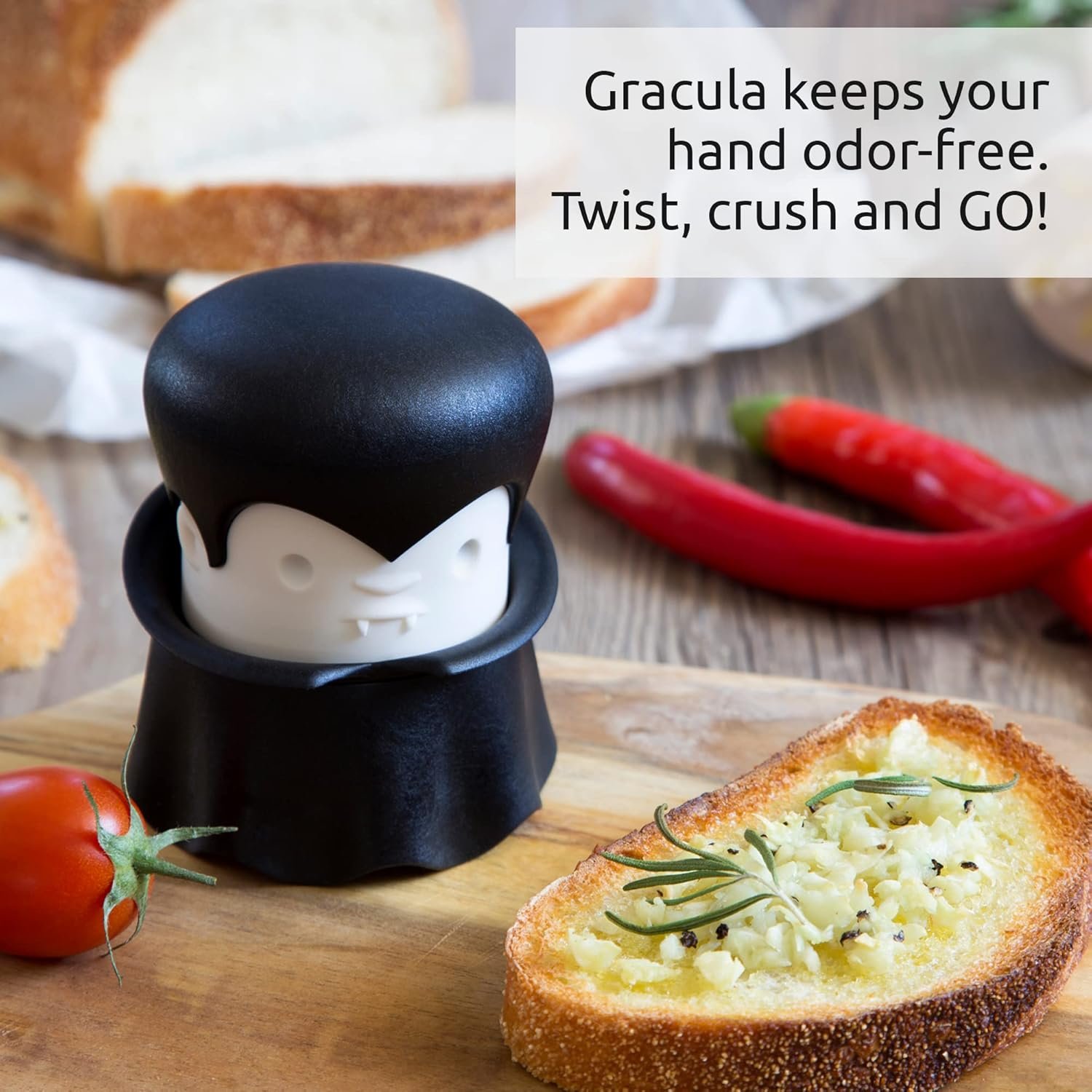 13 accessoires de cuisine astucieux : OTOTO - Gracula presse ail
