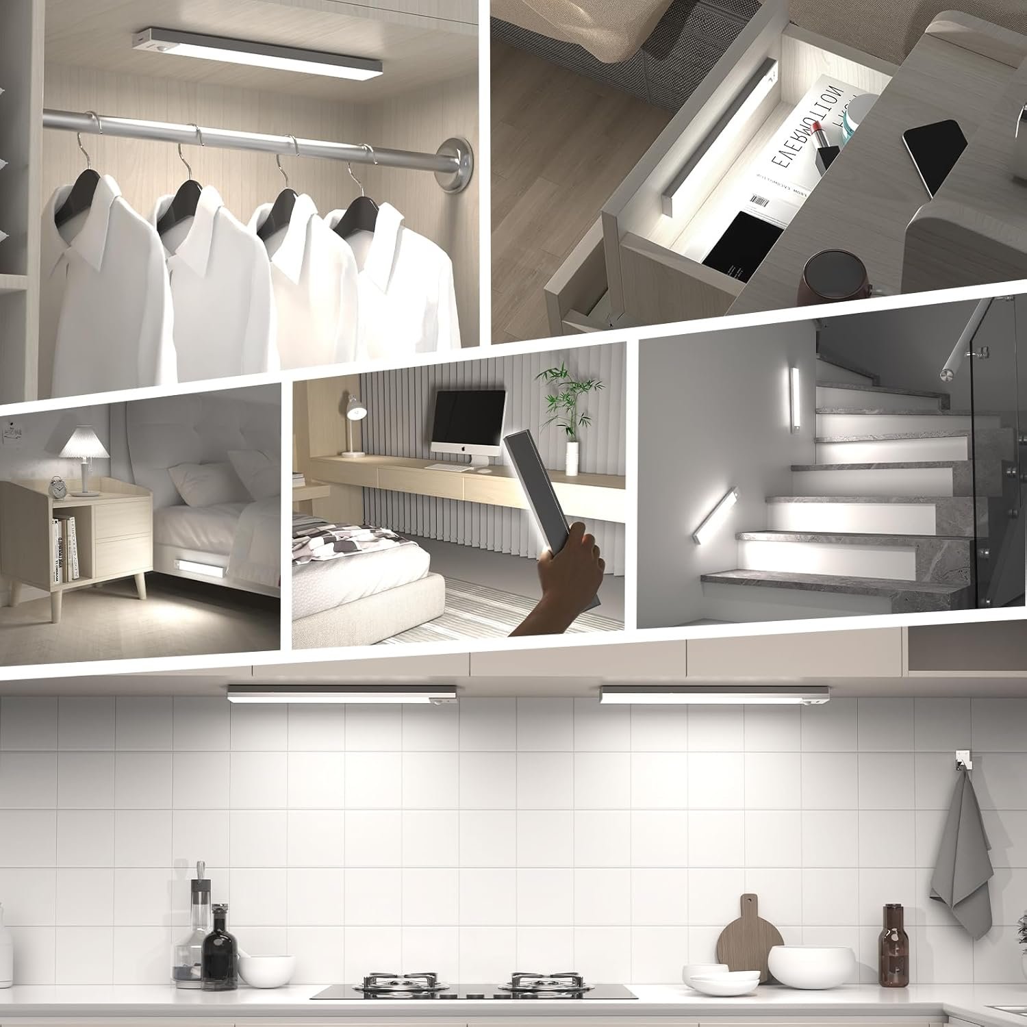Transformez votre maison avec ces 23 gadgets high-tech ! : OUILA Lampe d'Armoire 36 LED